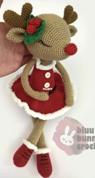 Bluu Bunny Crochet - Renata Volent - Ballerinas Flora