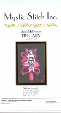 Mystic Stitch Inc. SUSMCK-05N Pink Fairy by Susan McKivergan