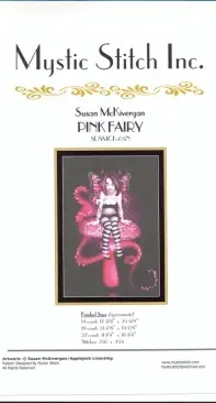 Mystic Stitch Inc. SUSMCK-05N Pink Fairy by Susan McKivergan