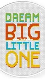 Daily Cross Stitch - Dream Big Little One