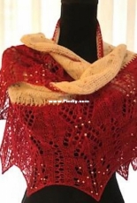 Smell The Flowers Shawl by Sharon Mooney