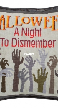 Glendon Place GP-261 A Night to Dismember - Just Cross Stitch Halloween 2018 PCS + XSD