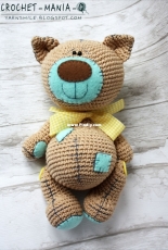 Crochet Mania Q Boutique - Zana Survila - Teddy Cat - Russian - Translated - Free