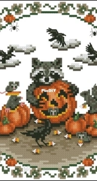 Lola Crow Cross Stitch - Pumpkin Party PCS + XSD