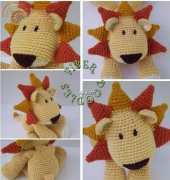 Fiberdoodles - K4TT - Kiss Series Lion