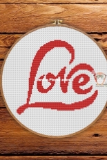Smart Cross Stitch - Love - Free