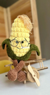 Parkaeva HM - Easy Crochet Love - Anastasia Parkaeva - Corn on the Cob - English Translated