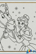 Alionca Ricamo - Princess Belle and Horse (Free)