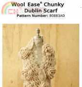 Wool Ease Pattern # 80883AD - Chunky Dublin Scarf