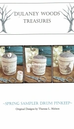 Dulaney Woods Treasures - Spring Sampler Drum Pinkeep