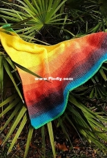 Simple Faggoting Shawl by Andrew Dyer-Free