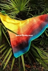 Simple Faggoting Shawl by Andrew Dyer-Free