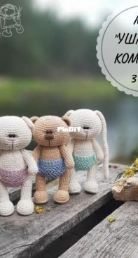 kukla_zaika_milota - Oksana Veselova - 3 in 1 Eared team Toys Tilda - russian