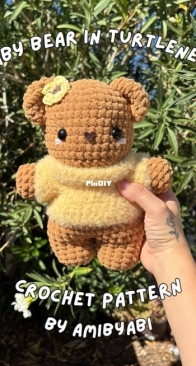 Ami by Abi - Abigail Hernandez - Baby Bear in Turtleneck