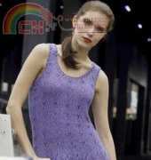 Bellevue Tunic in Rain by Tahki Stacy Charles Yarn-Free