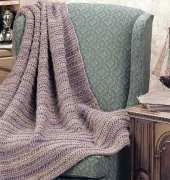 Dads Drop Stitch Throw by Edie Eckman