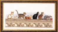Oehlenschlager Design OOE - 99104-90105 Cats on the Ledge XSD-PAT