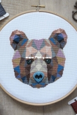 Velvet Pony Design - Geometric Bear