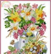 Spring To Life by Lesley Teare from Cross Stitch Collection 153