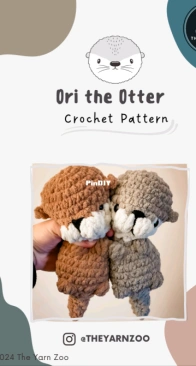 The Yarn Zoo Co - Frankie Wilke - Ori the Otter