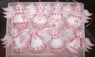 Felt christmas angels