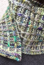 Alligator Back Scarf by Liz Harris-Free