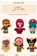 Timart - Packet Pap - X-men - Felt - Portuguese