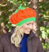 Leafy Pumpkin Hat by Deborah Norville/Premiere Yarns-Free