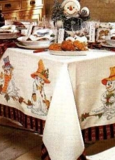 Susanna Snowmen Tablecloth