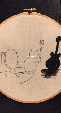 Cat comic by Lyubov Stepanova
