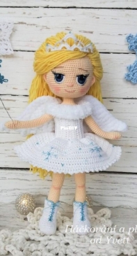 Crochet and knitting from Ivett - Iveta Čtvrtníčková -  Angel doll - Spanish - Translated