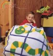 Friendly Critter Afghan by Kathleen Bernier Williford