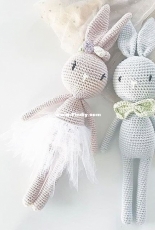 Vibemai - Vibe Veng Boel Jacobsen - Edith and Albert rabbit - Danish - Free