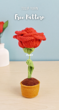 Tulip Yarn Crafts - Ines Abad - Rose - Free