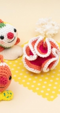 Octopus Crochet Design - Clotilde Dhenaut - Clownfish toy set - Free