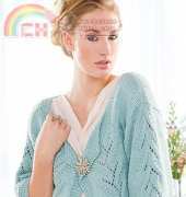 Hint of Lace Cardigan by Deborah Newton-Free