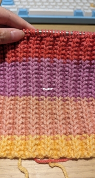 Purl Soho - No purl ribbed scarf