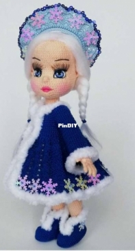 Knitting is my love - Olga Dudko - Ольга Дудко - Snowgirl - Снегурочка - Russian