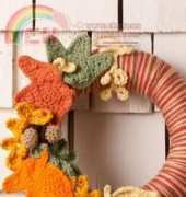 Red Heart: Fall Wreath: LW3655: Freebie