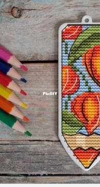 Chinese Lanterns Pencil by Olga Bolachkova