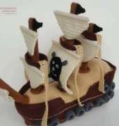 Sky Magenta - Pirate Ship - Spanish