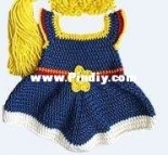 Lovable Loops - Melissa Hassler - Rainbow Brite Dress - Free