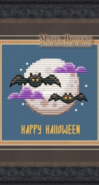 Bats And The Moon by Maria Brovko