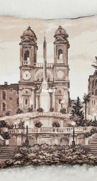 Panna PD-1727 Pillow Rome. Spanish Steps XSD