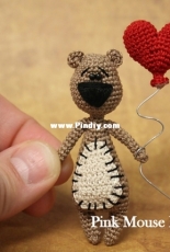 Pink Mouse Boutique - Diana Moore - Tiny Amigurumi Bear