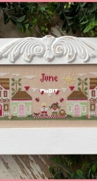 Country Cottage Needleworks - June Mini Village PCS