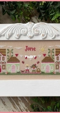 Country Cottage Needleworks - June Mini Village PCS