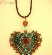 Passion Creations pendentif valentine french pattern