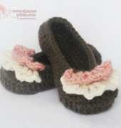 Yarn Blossom Boutique - Melissa Bradley - Toddler Ruffle Flats