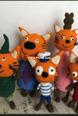 Three cats - Tri kota - Pattern by Irina Kurenkova